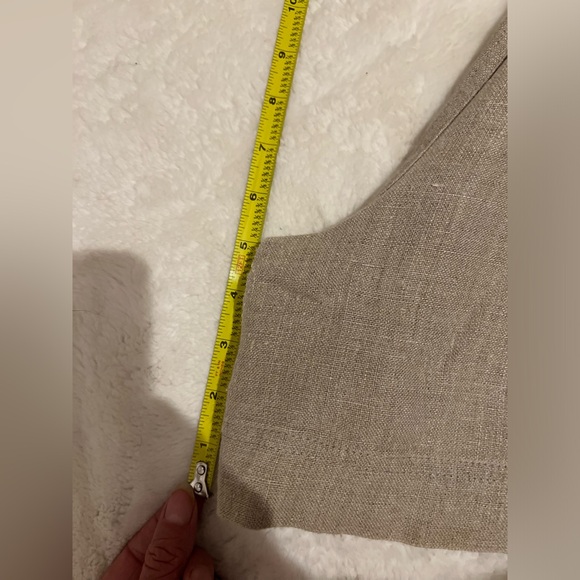 The Territory Ahead Beige Linen Shorts Women’s Size 16 - Picture 9 of 10